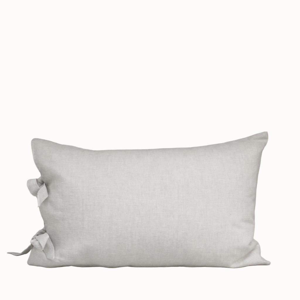 Funda Lino Amarras Gris Claro 60 x 40 cm