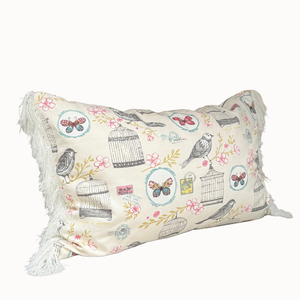 Funda Melodie Natural Flecos 60 x 40 cm