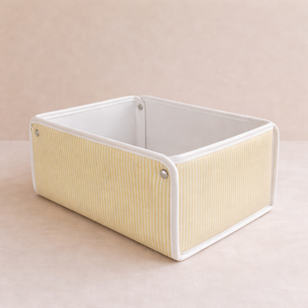 Canasta Cuadrada Gominola Beige