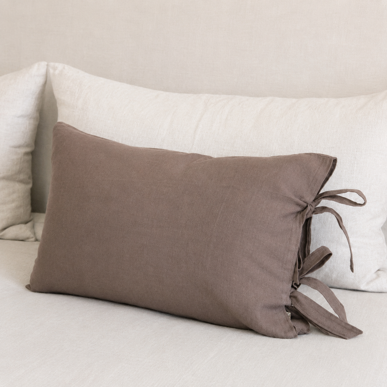 Funda Lino Amarras Easy Noce 60 x 40 cm
