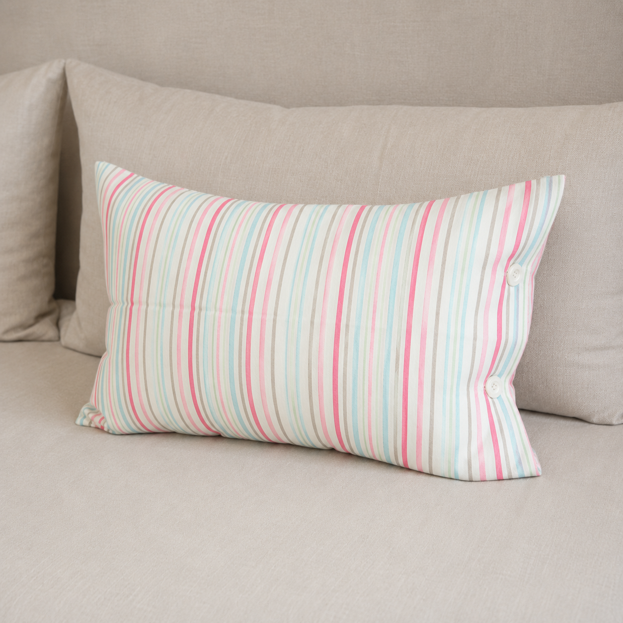 Funda Ella Stripe Rosa 60 x 40 cm