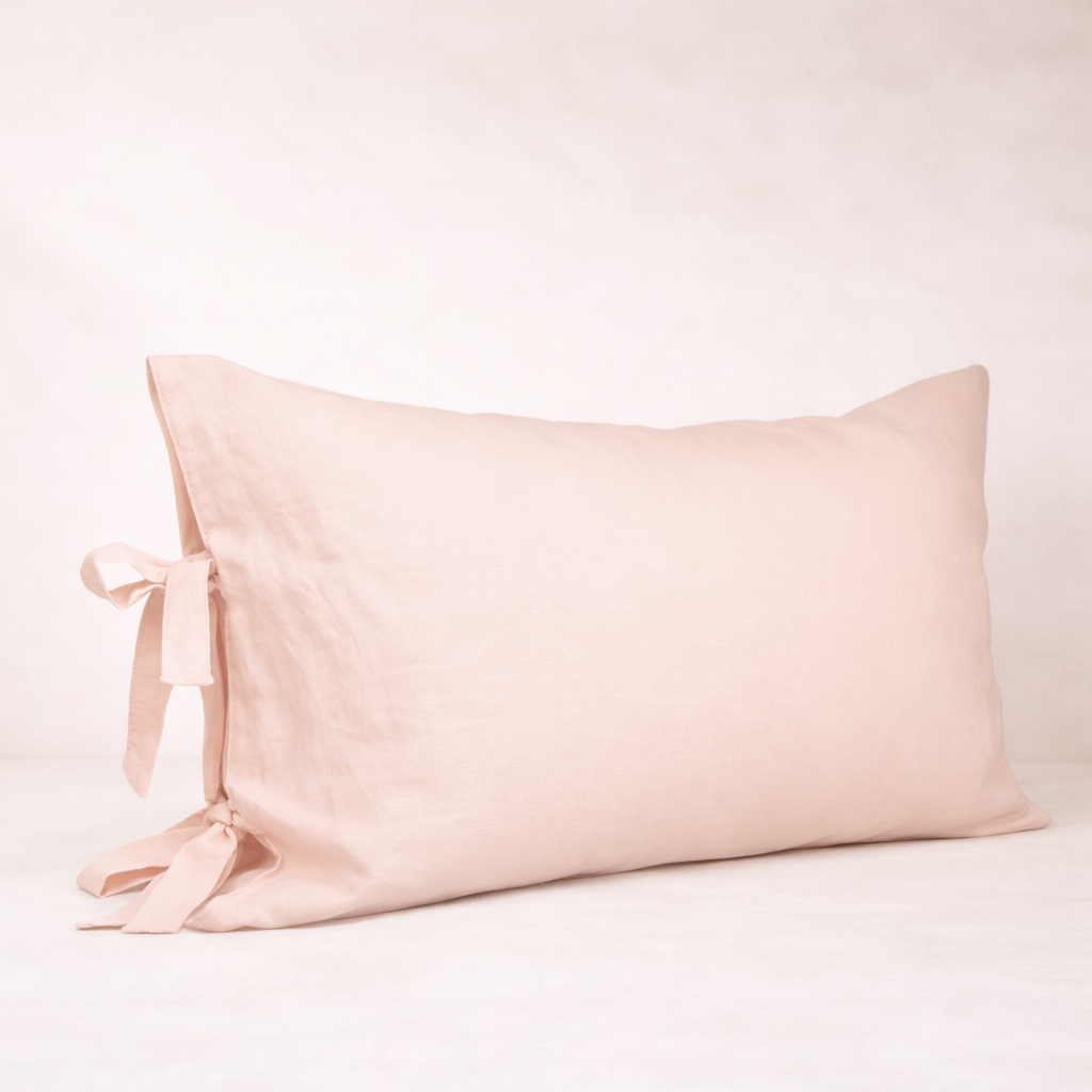 Funda Lino Amarras Rosado 60 x 40 cm