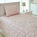 Funda de Plumón Floral Stripe Duckegg
