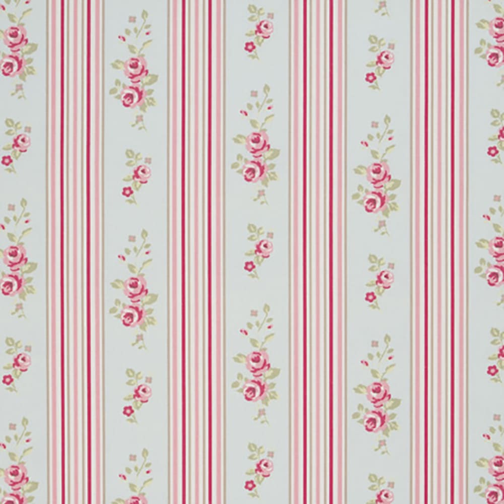 Funda de Plumón Floral Stripe Duckegg