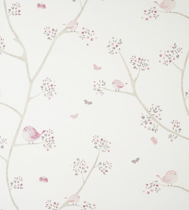 Funda de Plumón Oiseaux Rosa